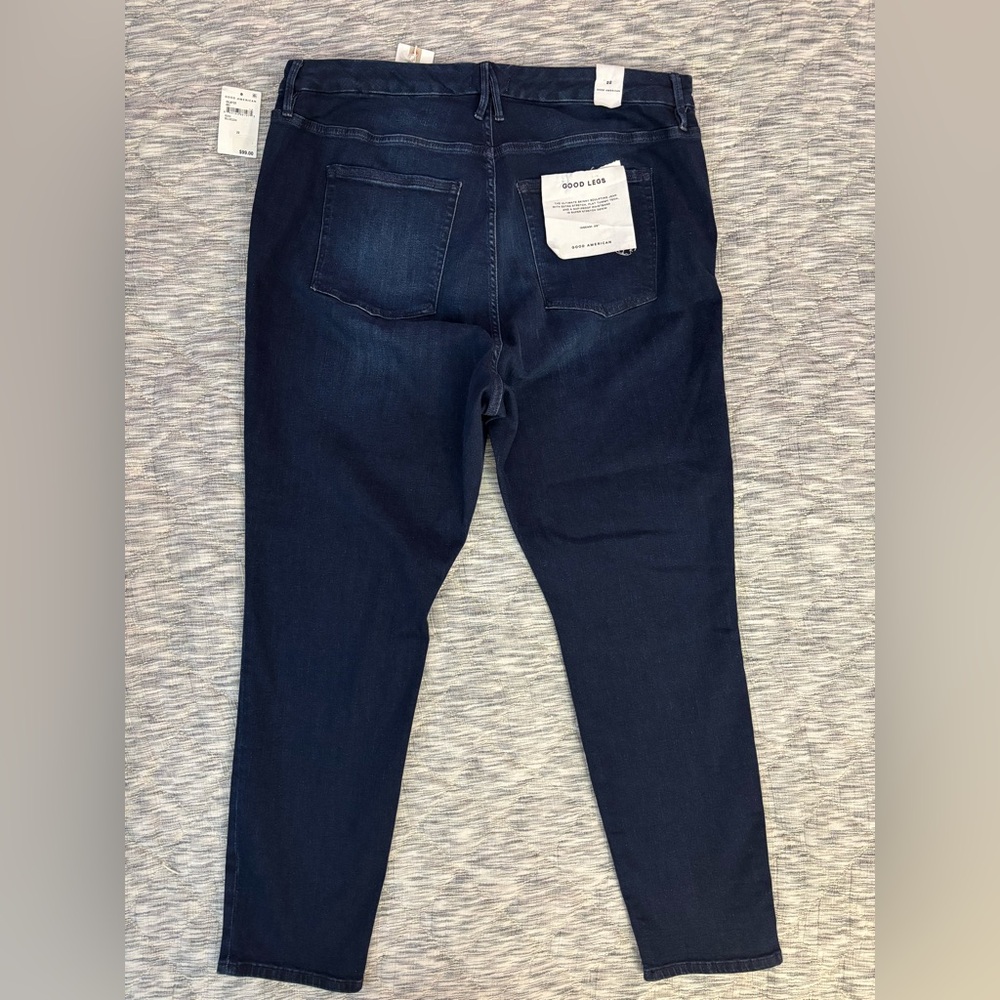 Good American Good Legs High Rise Skinny Jeans Sz 22 NWT | Skinny Hi-Rise Jeans- - Picture 7 of 10